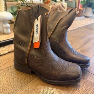 Ariat Kid’s Brown Rambler Western Boots